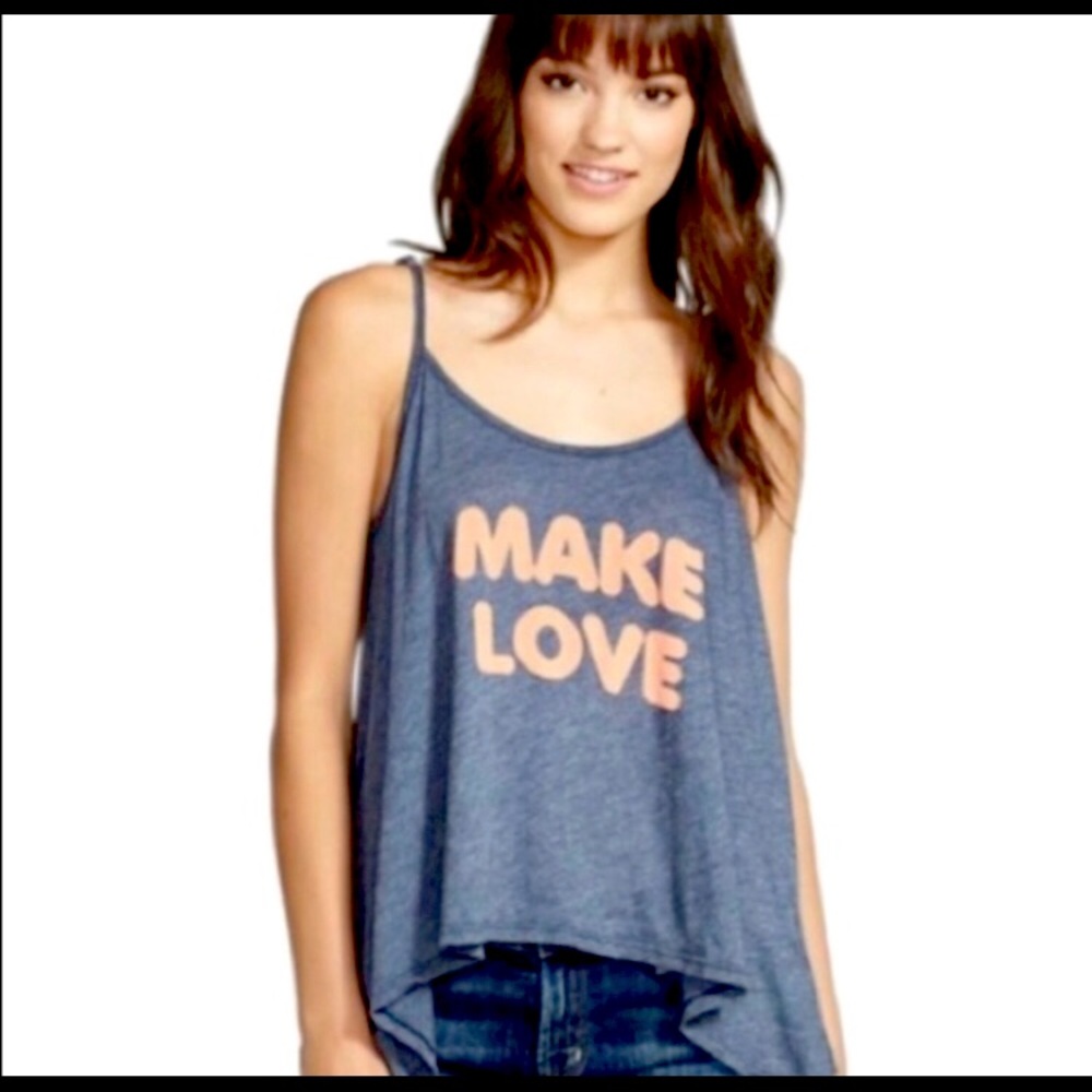 Rare Wildfox Couture Women’s Blue Tank Sz Small